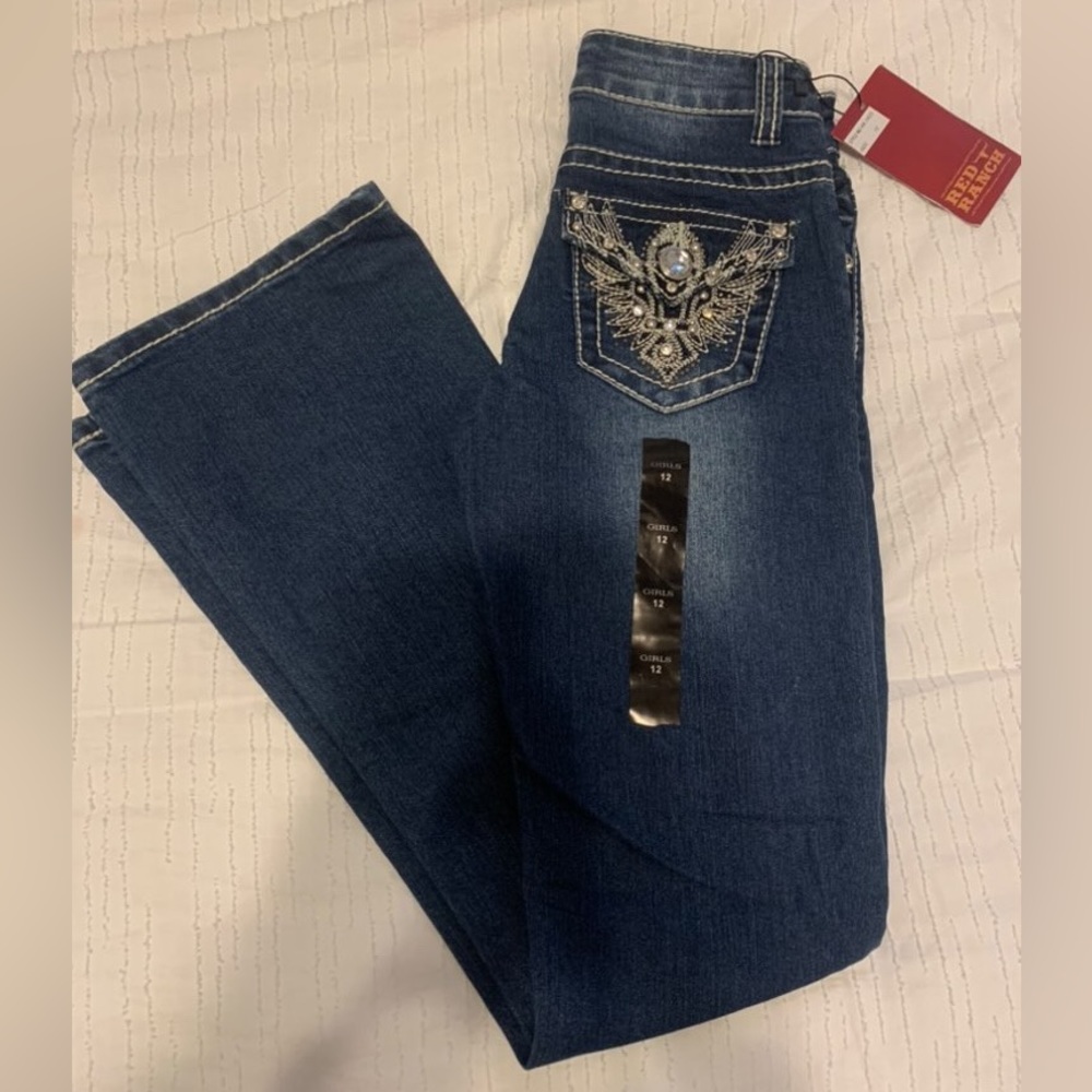 “Red Ranch” Boot cut jeans - Picture 1 of 4